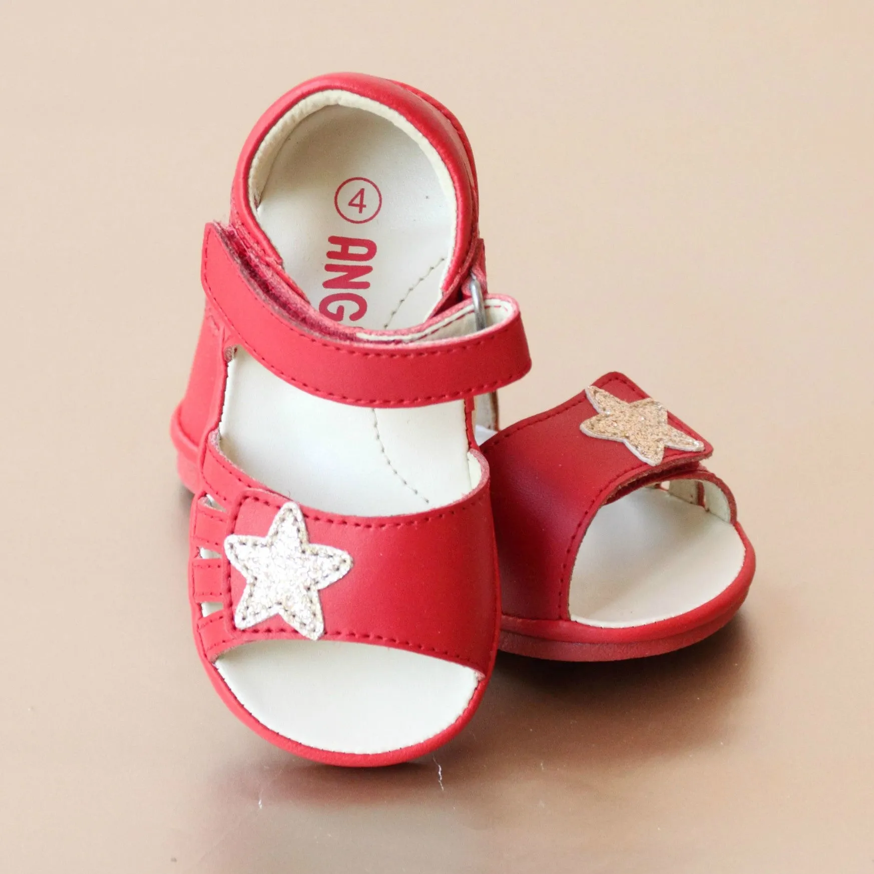 Angel Baby Girls Glitter Star Sandal