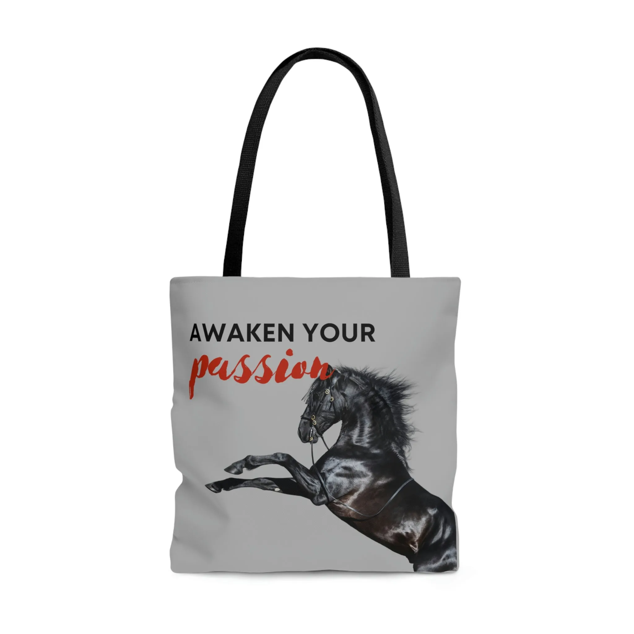 Awaken Your Passion Horse POD Tote Bag (AOP)