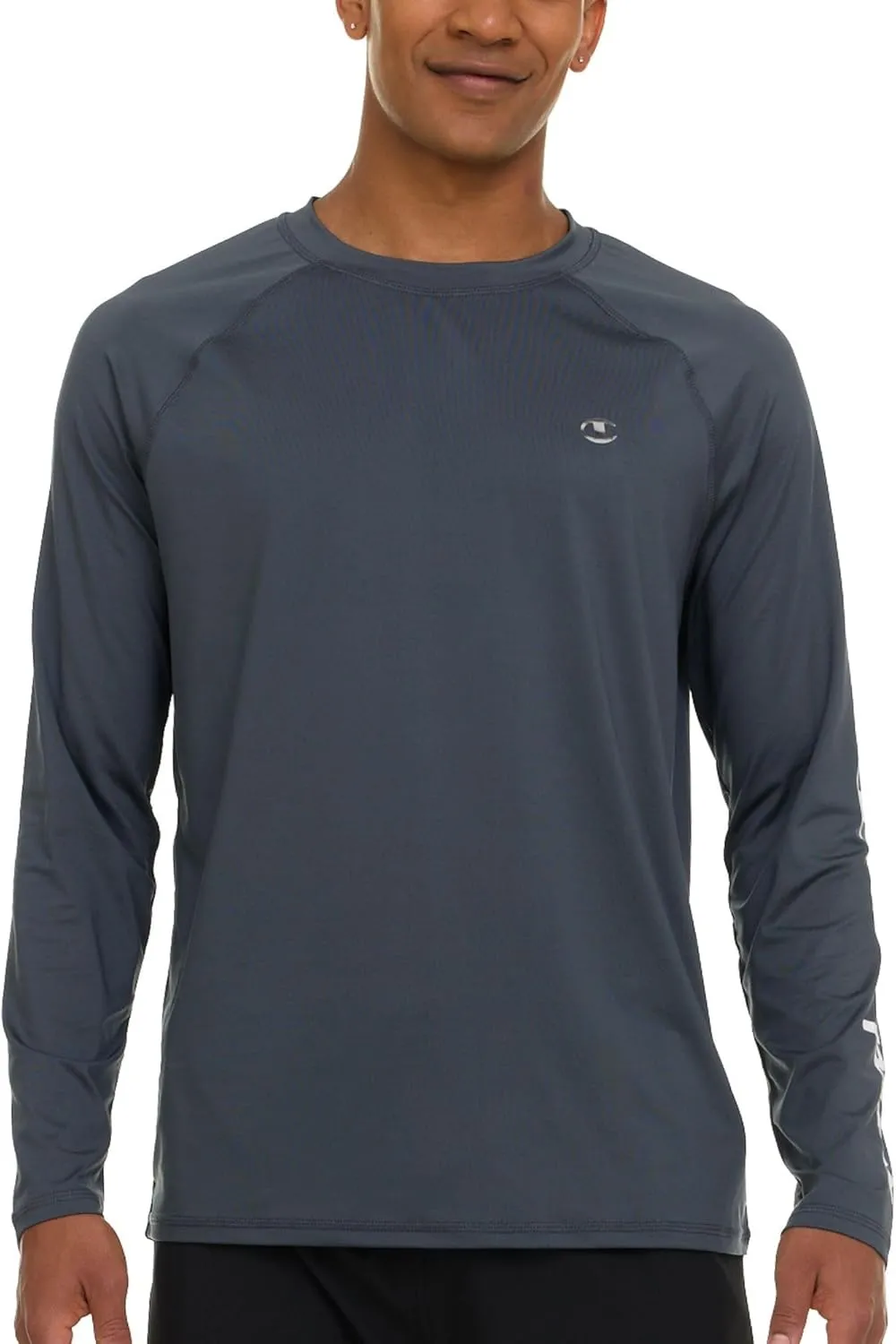 Champion Rash Guard for Men, Long Sleeve Mens Swim Shirt for Fishing Hiking UPF  50 SPF Sun UV Protection, Quick Dry