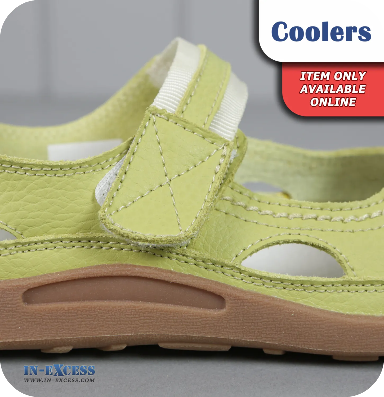 Coolers Premier Leather Sandals - Green