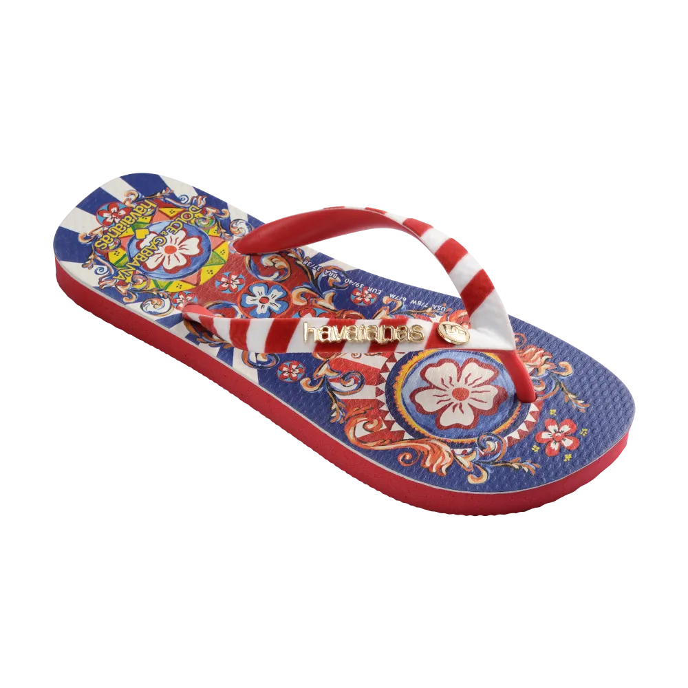 Dolce&Gabbana Carretto Siciliano Flip Flops