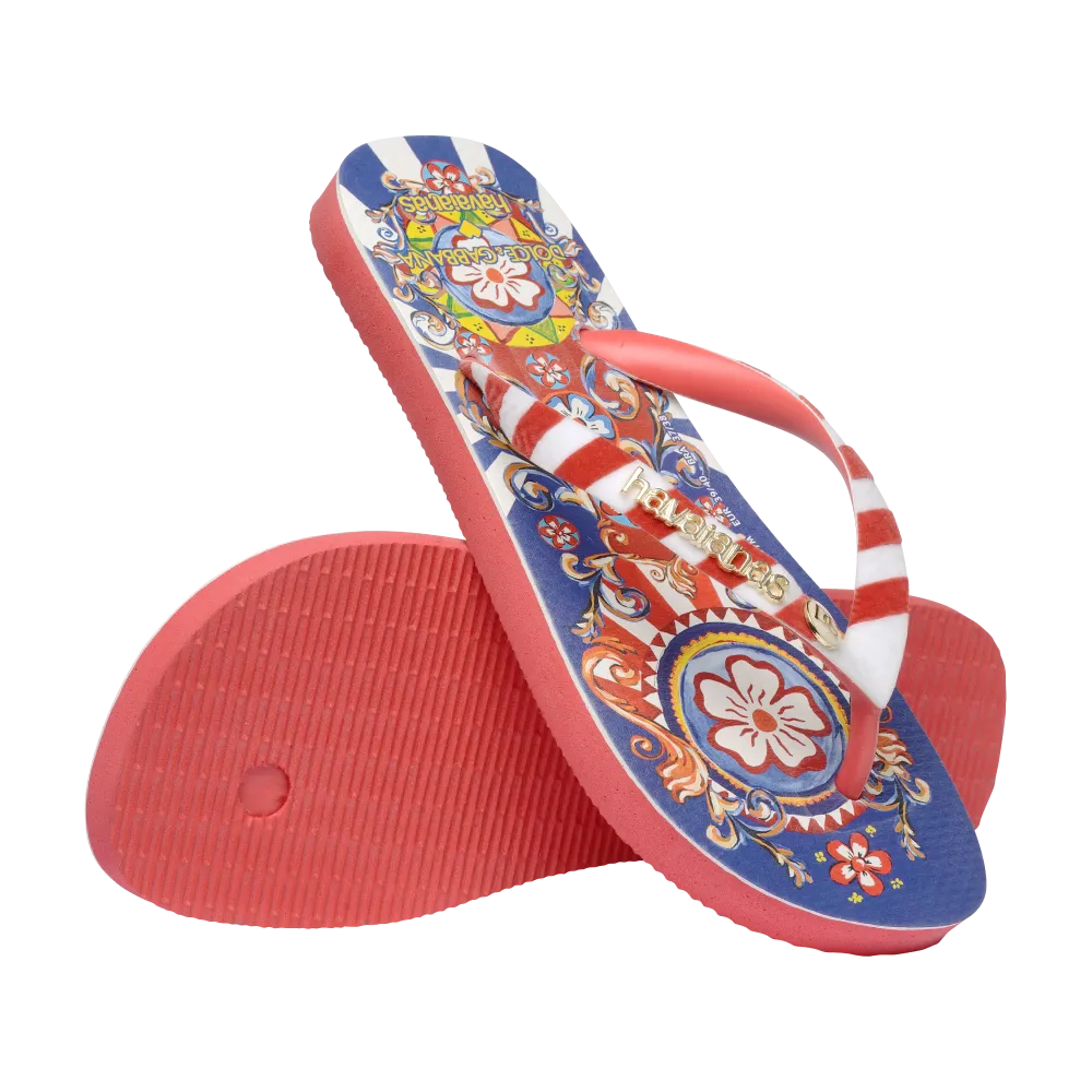 Dolce&Gabbana Carretto Siciliano Flip Flops