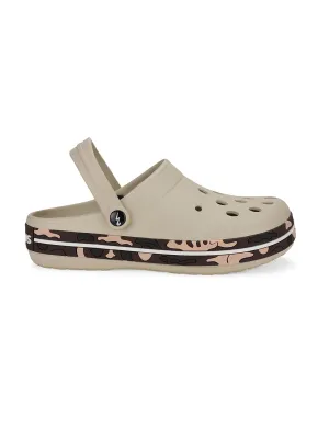 GC-4001 Beige Men's Clogs
