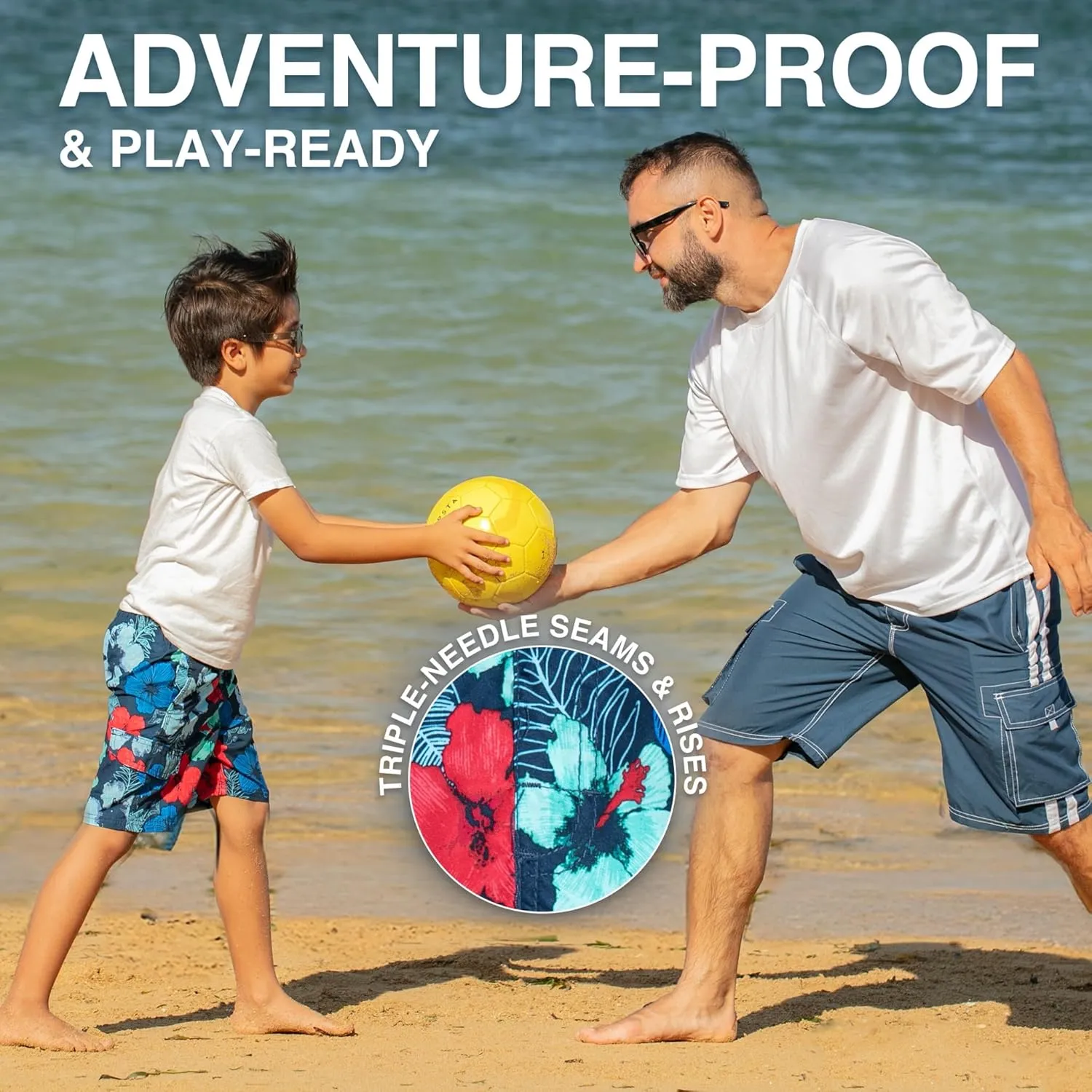 Kanu Surf Viper Boys Swim Trunks with UPF 50  Sun Protection-Quick Dry Boys Swimsuit